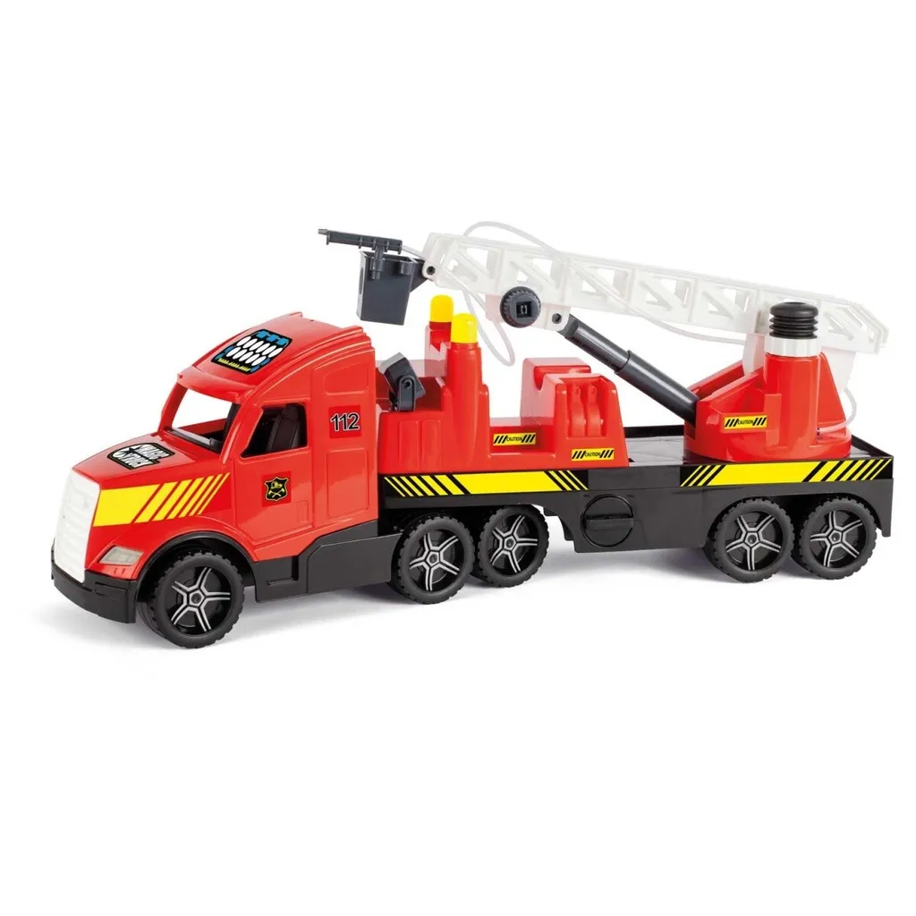 Grand Camion Pompier Magic Truck Jouet pour Jouer Dehors et Dedans