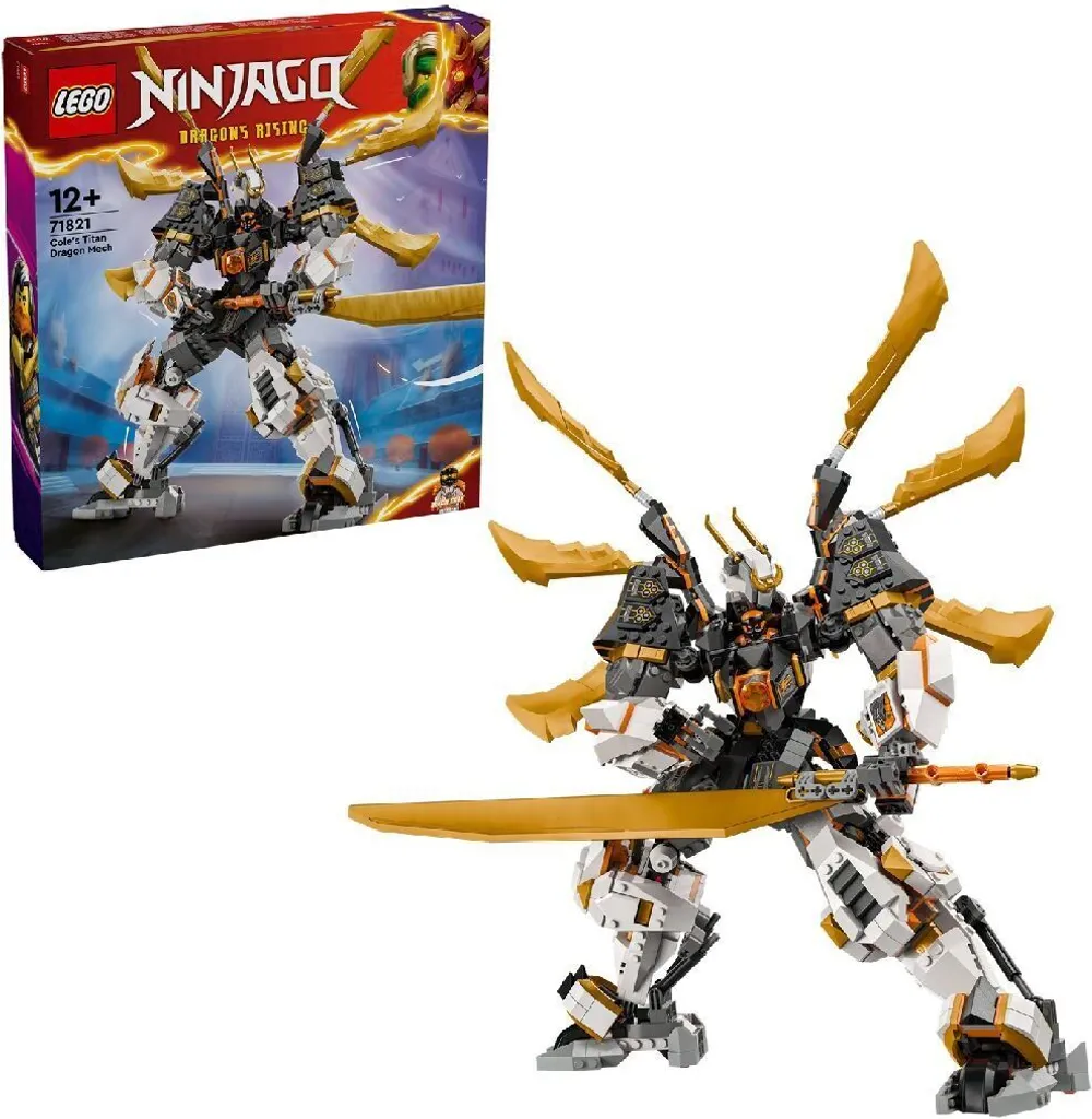 Construction LEGO Ninjago 71821 stable et articulée Robot de Cole - 26
