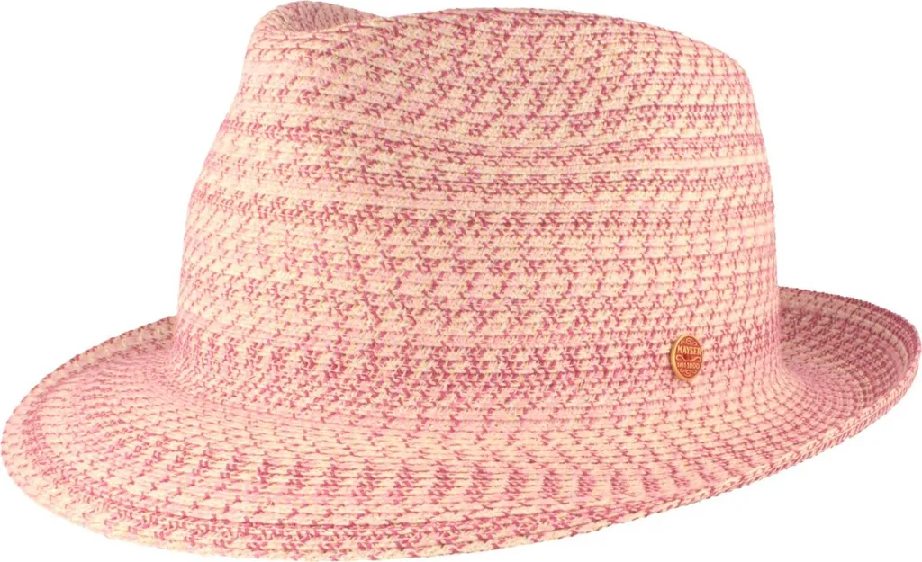 Chapeau Femme qui ne se Déforme Pas Trilby Maleo Mayser Bordure de Qualité