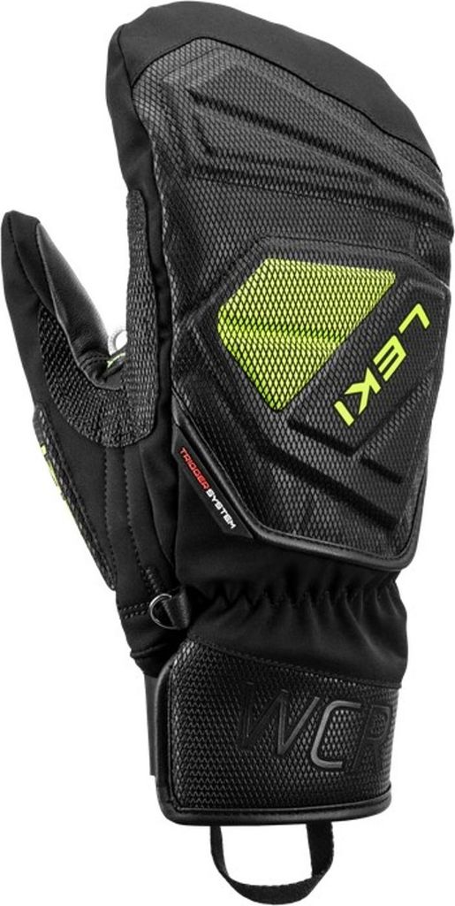 Leki Handschuh WCR C-Tech 3D Mitten black-ice lemon : 10,0 Größe: 10,0