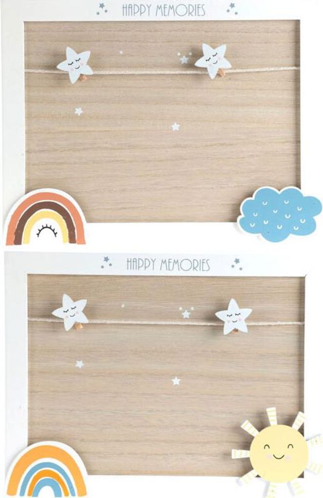 Memobord MDF Regenboog