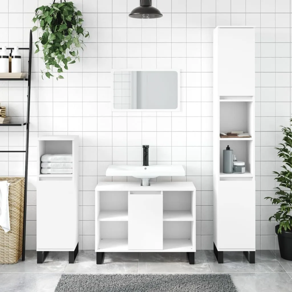 Compra Mobile Bagno Bianco 80x33x60 Maison Exclusive | Spedizione Rapida