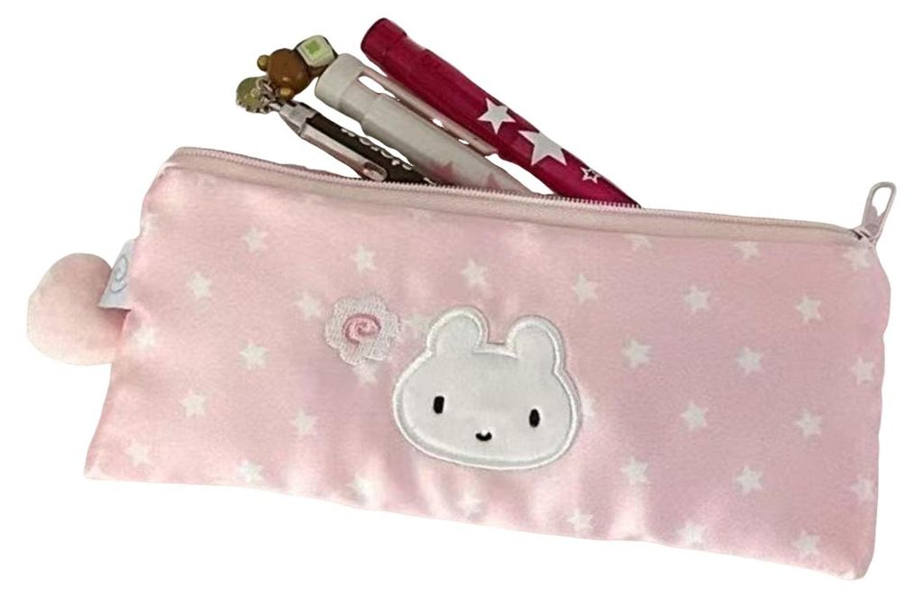 Schreintasche für Schüler, Sternenmuster, mehrlagiges Design, Reißverschluss, nachhaltiger Schreibtisch-Organizer, Schulbedarf