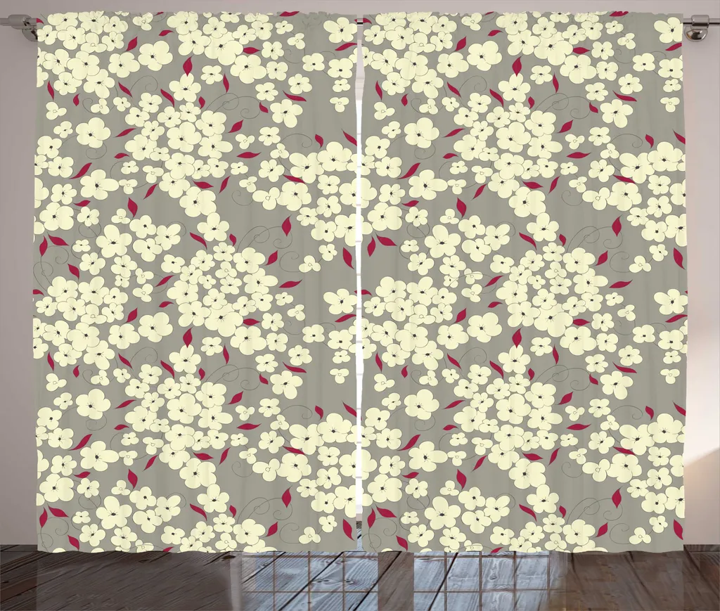 Rideau de chambre romantique à fleurs pour ambiance cocooning 280x225