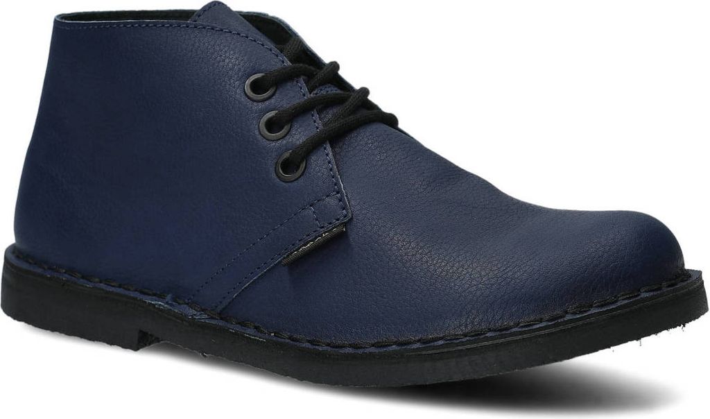 NAGABA Damen Lederschuhe mit Leder-Einlegesohle, Dunkelblau, 36