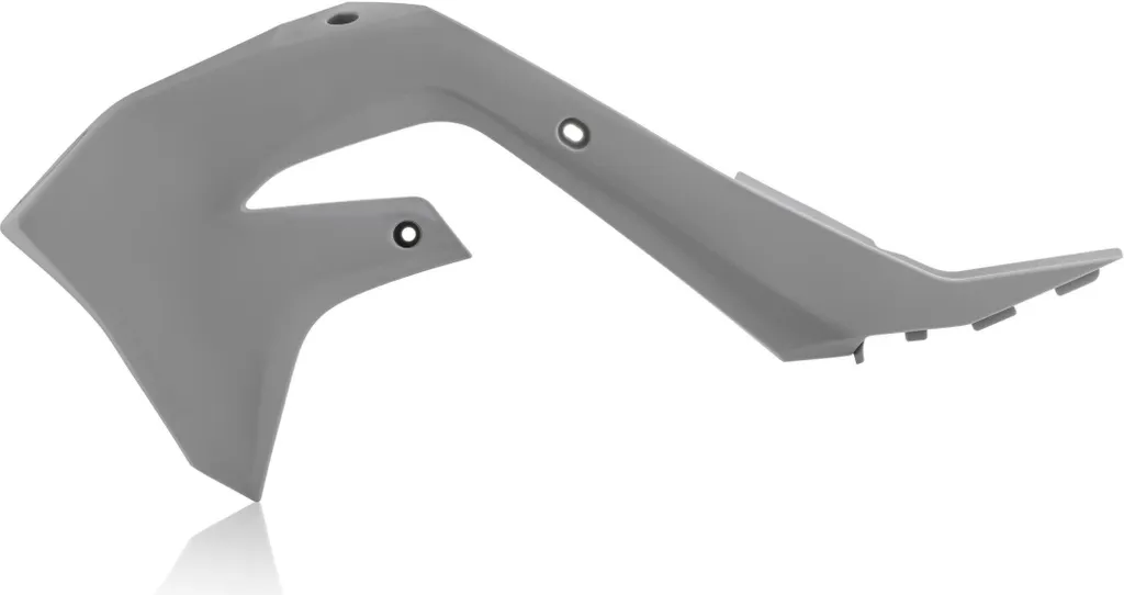 Pièces latérales de radiateur ACERBIS grises pour moto KAWASAKI KXF