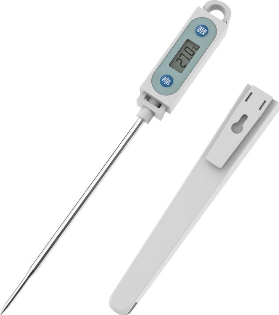 INF Digitales Lebensmittelthermometer für die Küche Weiß