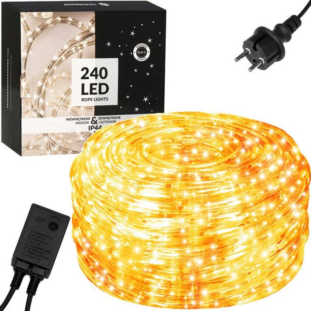 LED světelná hadice - 20m, 480LED, 8 funkcí, IP44, teplá Obrázek produktu 