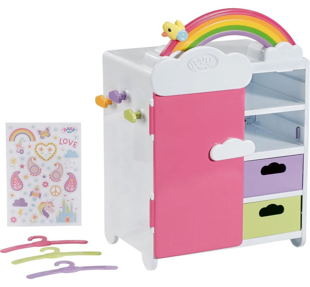 Zapf BABY born rainbow wardrobe Zdjęcie produktu 