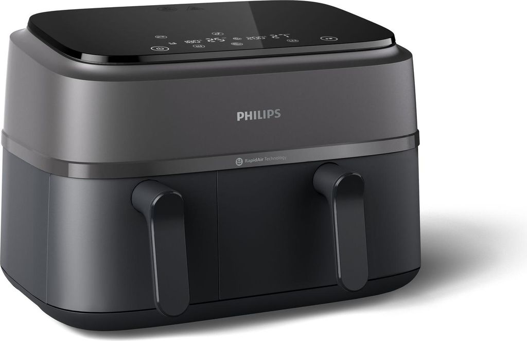 Philips Airfryer 9L Dual Basket, RapidAir, Digital, schwarz Produktbild 