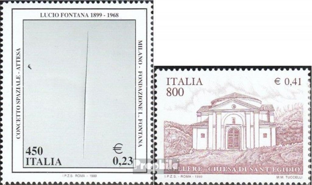 Briefmarken Italien 1999 Mi 2619,2623 (kompl.Ausg.) postfrisch Kulturelles Erbe