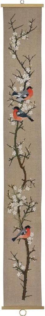 Eva Rosenstand 3 Gimpel Punto Croce Kit - Ricamo Danese Originale 18x141cm