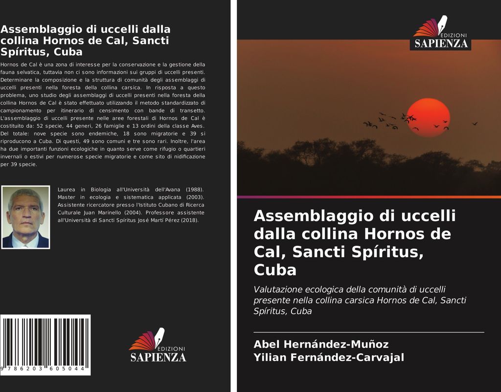 Assemblaggio di uccelli dalla collina Hornos de Cal, Sancti Spíritus, Cuba