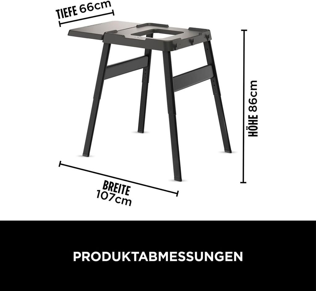 Ninja Woodfire 4718J800EUUK Höhenverstellbarer Ständer Produktbild 21