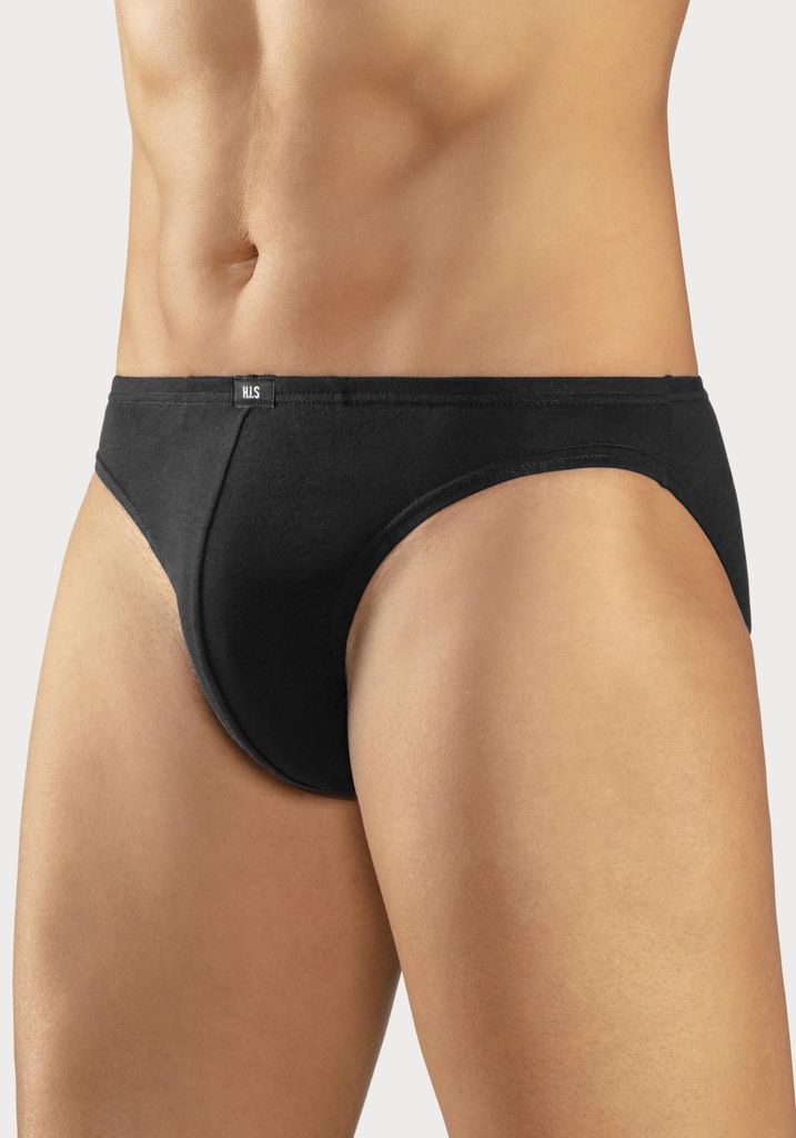 H.I.S. Slip 3 -teilig schwarz Größe XL
