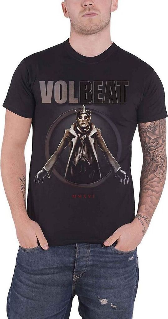 Volbeat - "King Of The Beast" T-Shirt für Herren/Damen Uni RO9466 (L) (Schwarz)
