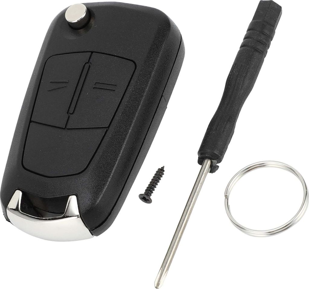 2 Tasten Schlüsselgehäuse Gehäuse Keyless Entry Fernschlüssel Ersatzgehäuse für Vauxhall für Astra H 2004