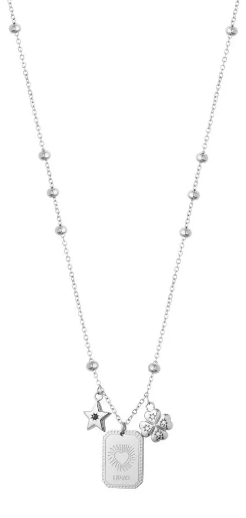 Collier acier anti-ternissement pendentifs Icones LJ3157 bijou durable