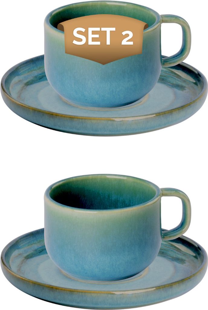 Palmer Miami, Kaffeetasse mit Untertasse, 21 cl, 2 Stück, Produktbild 