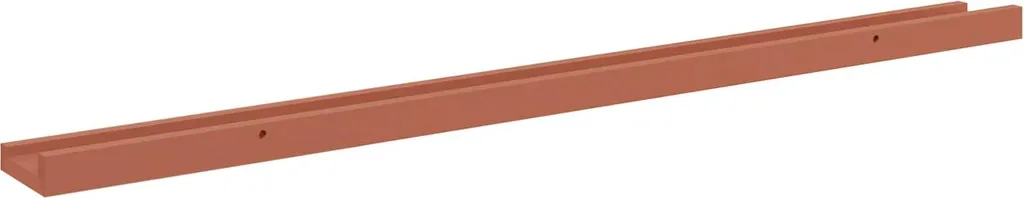 Mensole a Scomparsa SYFAX 100cm Rosse - Set 4 Pezzi Legno - 9