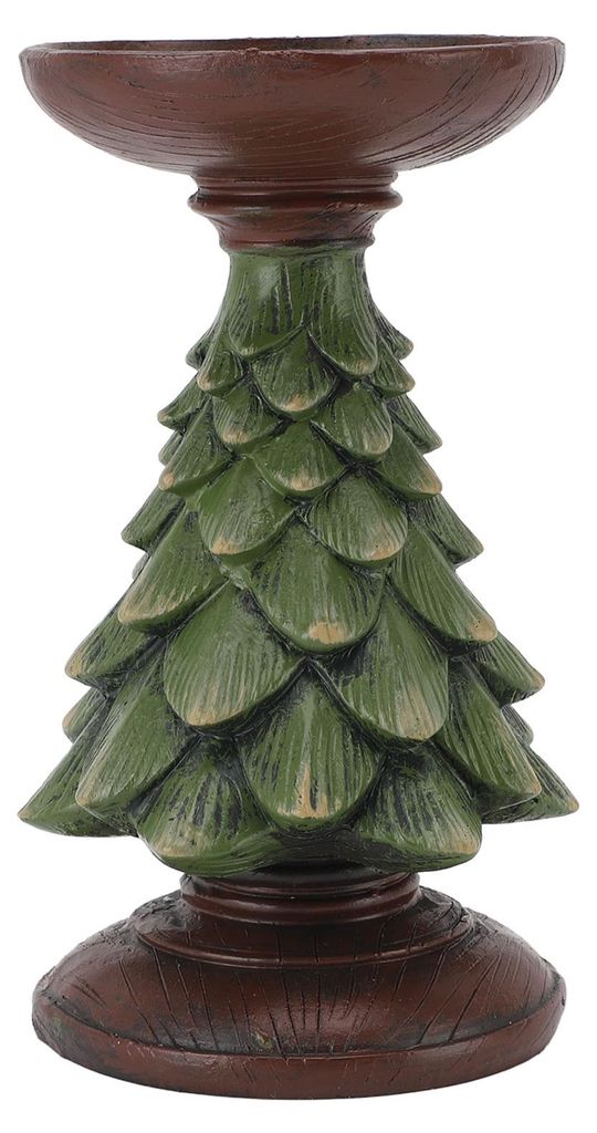Harz-Kerzenhalter Vintage Home Decor Säule Xmas Tree Kerzenständer Teelicht Kerze Halter für Wohnzimmer Küche Tisch Centerpiece M