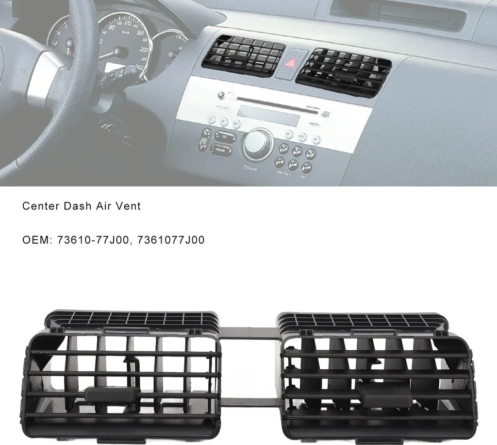 Remplacement grille aération 73610-77J00 cassée Suzuki Swift 2004-2010