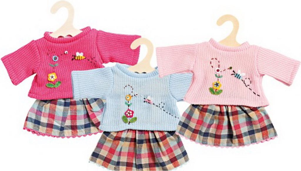 Puppen-Kleider 28-33cm sortiert, 1 Stück Produktbild 