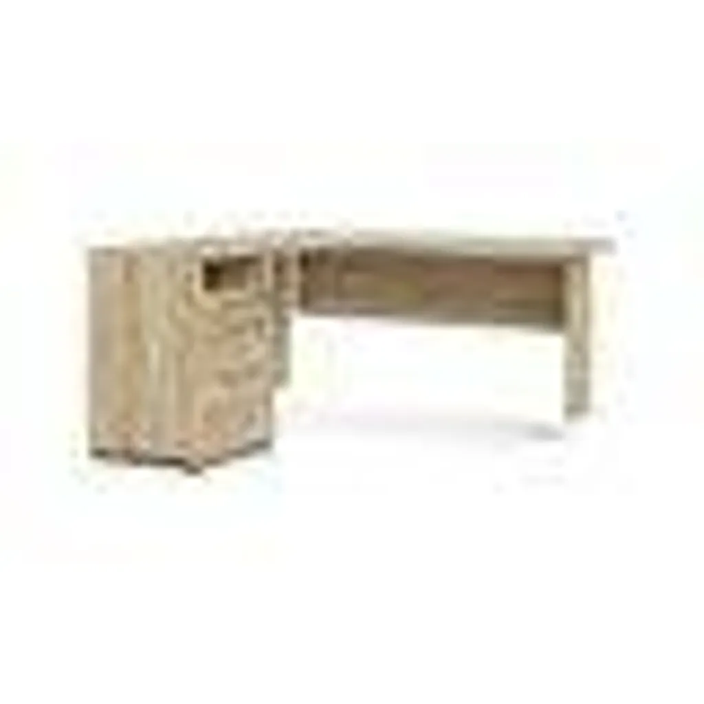 Bureau d'angle Prima Idéal pour Télétravail : Chêne avec Rangements - 5