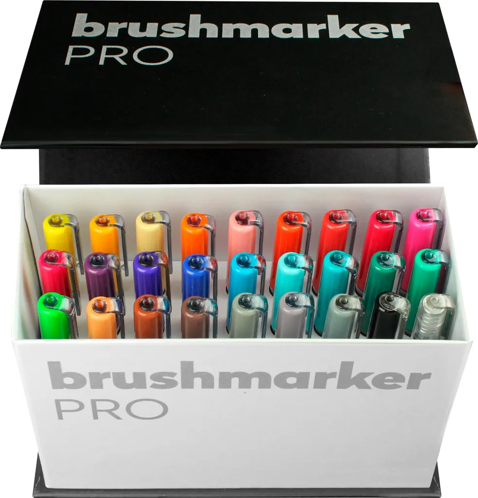 Set de Calligraphie et Dessin Karin Brushmarker Pro pour Lettrage Art