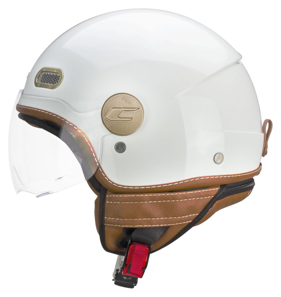 Casco Jet CGM 191I PIX ITALIA Verde Bianco Rosso Visiera Immagine del prodotto 