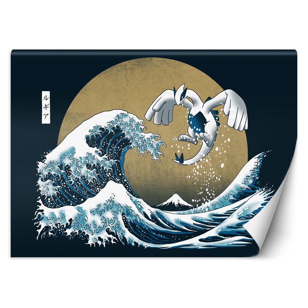 FOTOTAPETE Die große Welle vor Kanagawa 450x315 cm 3D VLIES Tapete Wandtapete Wandbilder Wanddeko Design Wohnzimmer Schlafzimmer Flur Büro Küche...