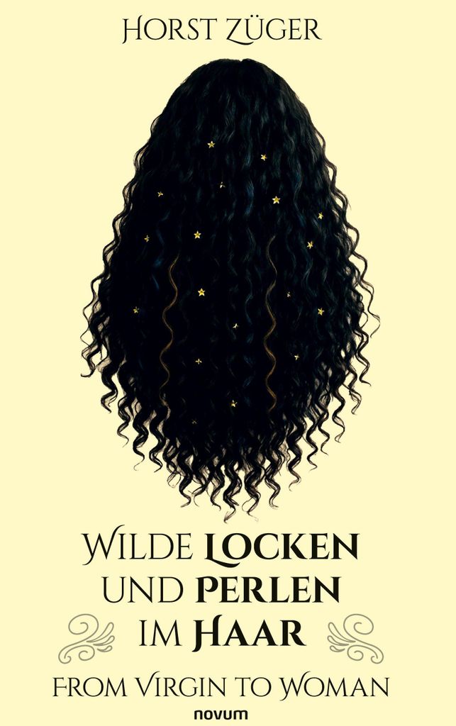 Wilde Locken und Perlen im Haar