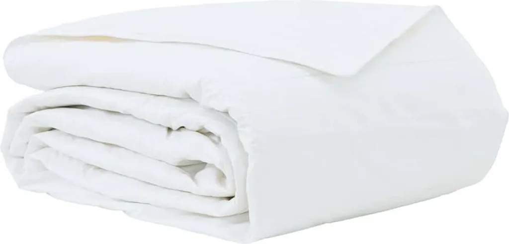 vidaXL Piumone Matrimoniale 240x260 Bianco in Cotone: Lavabile e Sicuro