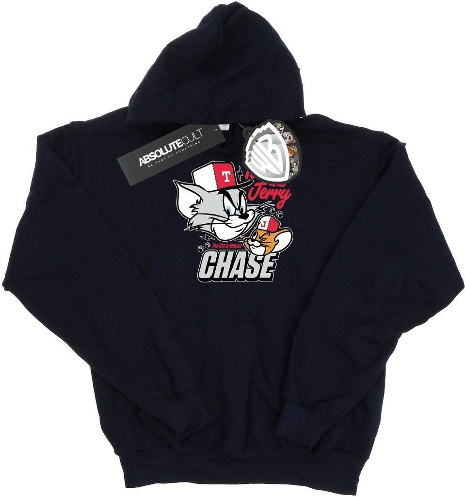 Tom And Jerry - "Cat & Mouse Chase" Kapuzenpullover für Jungen BI12980 (116) (Marineblau)