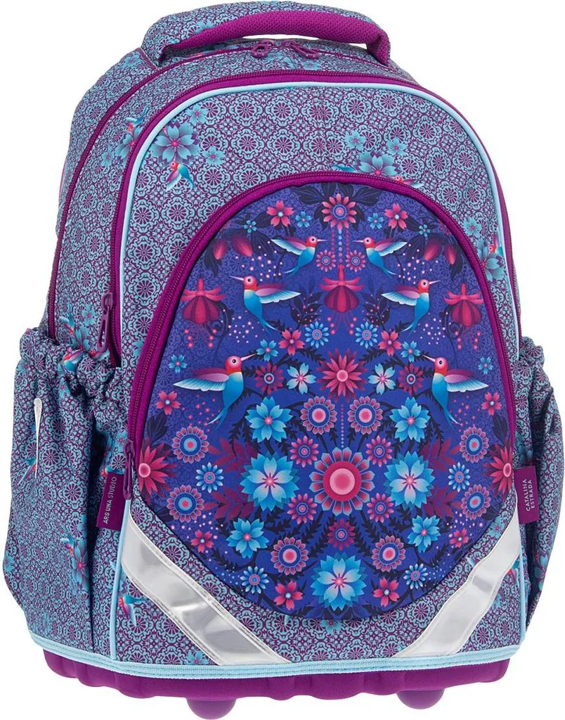 Cartable scolaire lilas Ars Una Catalina Estrada pour fille et adolescente