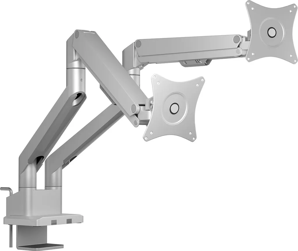 Libérez de l'Espace de Travail avec le Support Double Écran Icy Box IB-MS524-T