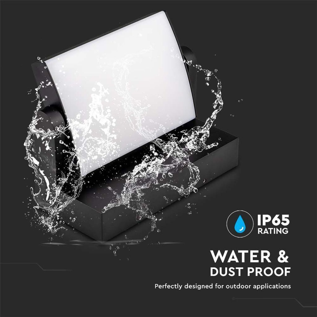 LED Solution Černé fasádní LED svítidlo náklopné 17W IP65 Obrázek produktu 11