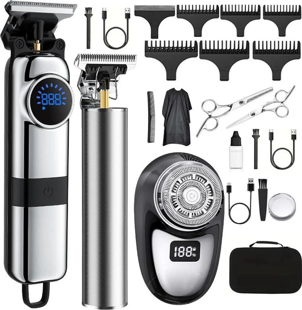 INF Set de tondeuses à cheveux à sustentation magnétique haute précision
