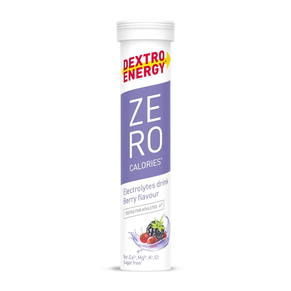 Dextro Energy Zero Calories° Berry, 12x80g, Vorteilspack Elektrolyte Tabletten