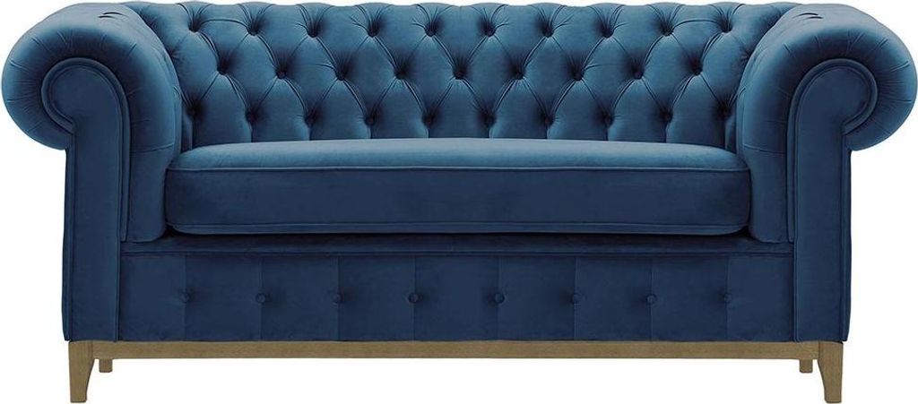 Zweisitzer-Sofa Chesterfield Grand-Velluto 11-oak wax black