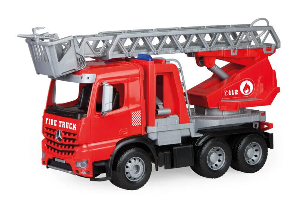 Jouet camion de pompiers 48cm avec échelle mobile pour enfant