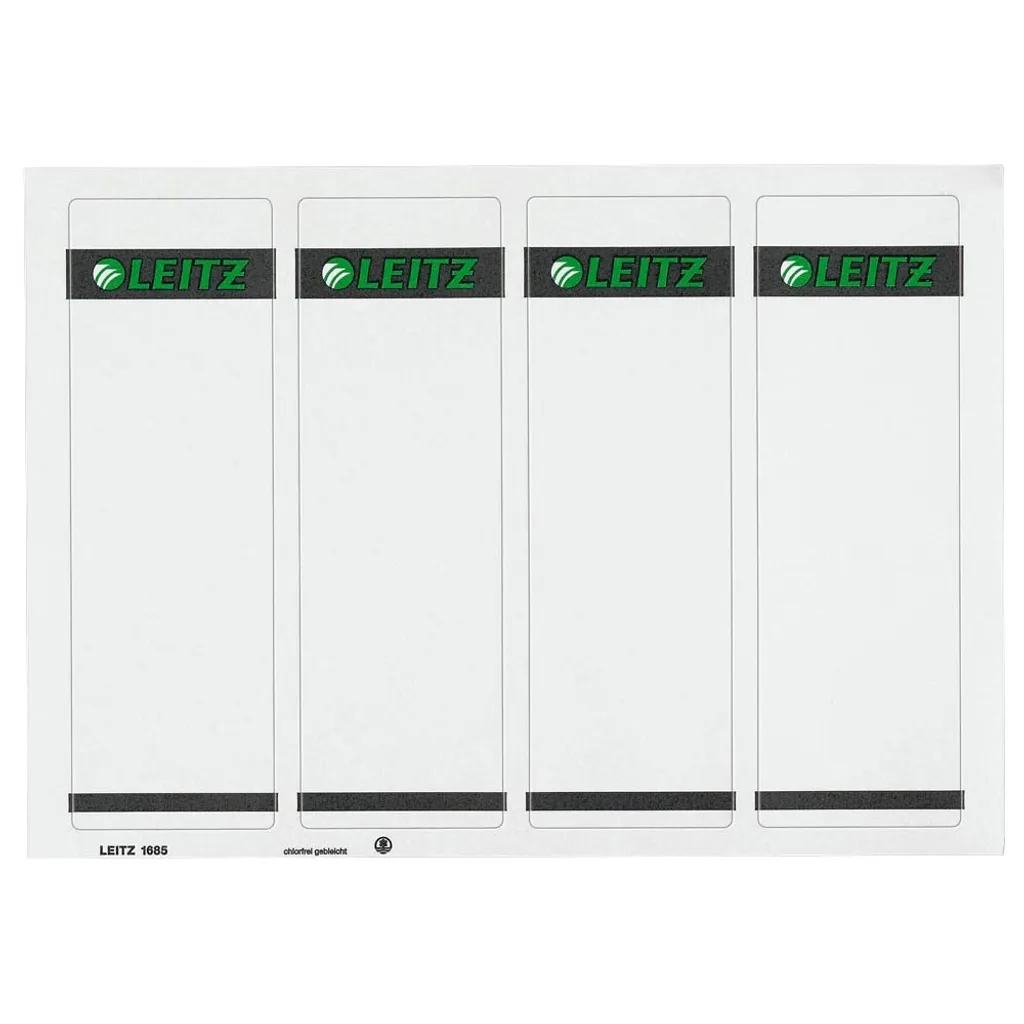 Etichette Dorsali Leitz 1685-20-85 Grigio 100 pz - Alta Qualità PC