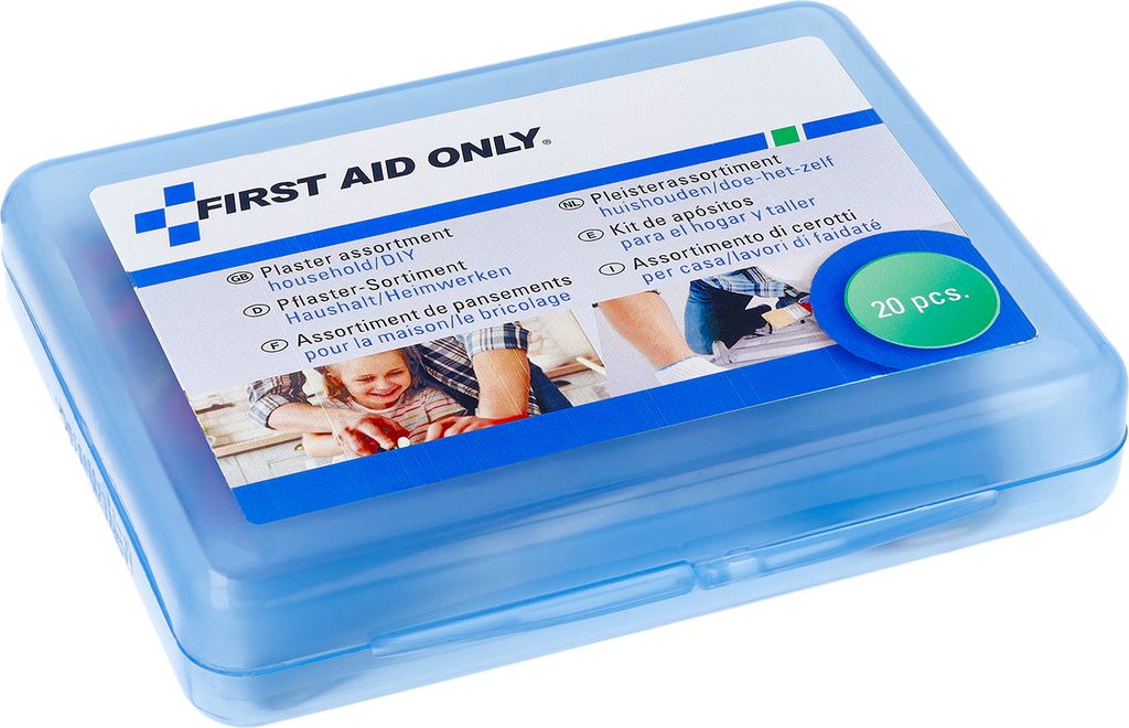 First Aid Only Pflasterbox Haushalt/Heimwerken (20-teilig) Produktbild 