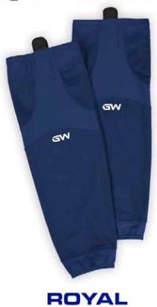 GW SK6500 Einfarbige Eislauf-Trainingssocke, Königsblau / Intermediate, 27"/68,6 cm