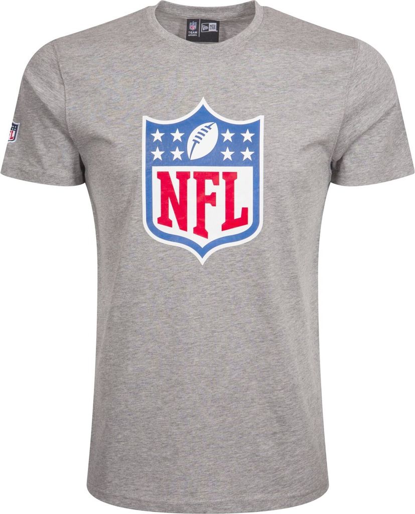 Maglietta New Era Herren NFL Shield Logo grigio XL Immagine del prodotto 