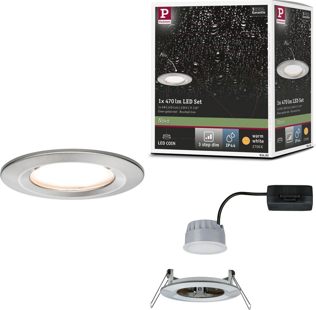 Paulmann LED Einbauleuchte Nova starr