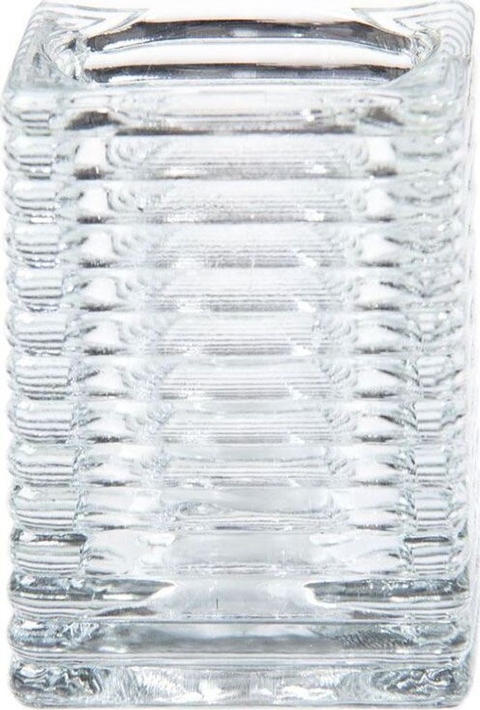 Kerzenglas Cube Transparent für Sovie Refill Kerzen - Kerzenständer
