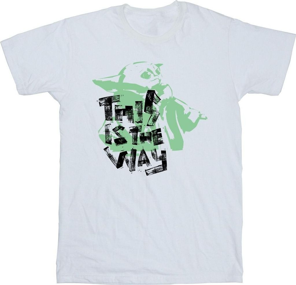 Star Wars - "The Mandalorian This Is The Way" T-Shirt für Herren BI47360 (S) (Weiß)