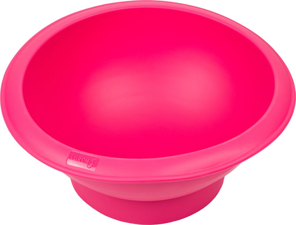 Lurch FlexiForm Silikonform halbrund, Ø 18 x 9 cm, rosa