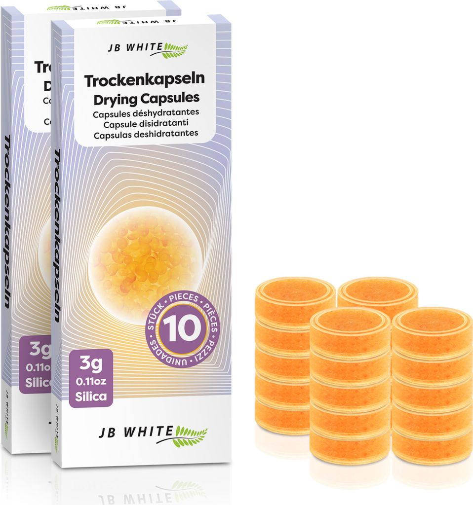 JB White 20x Hörgeräte Trockenkapseln kompatibel mit Phonak Produktbild 